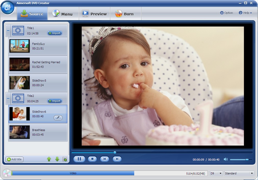 Aimersoft DVD Creator