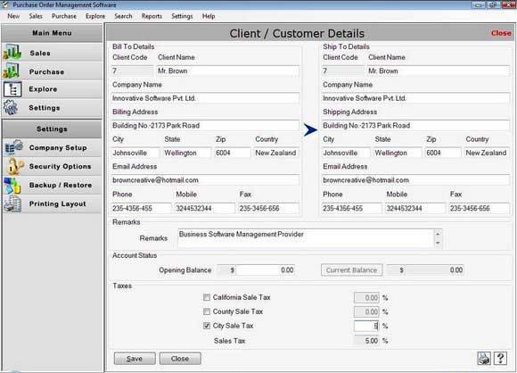 Purchase Order Templates