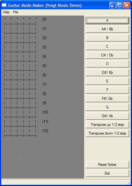 Bass Guitar Mode Maker