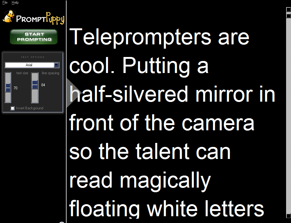 Teleprompter Software