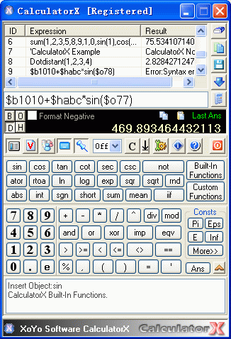 CalculatorX