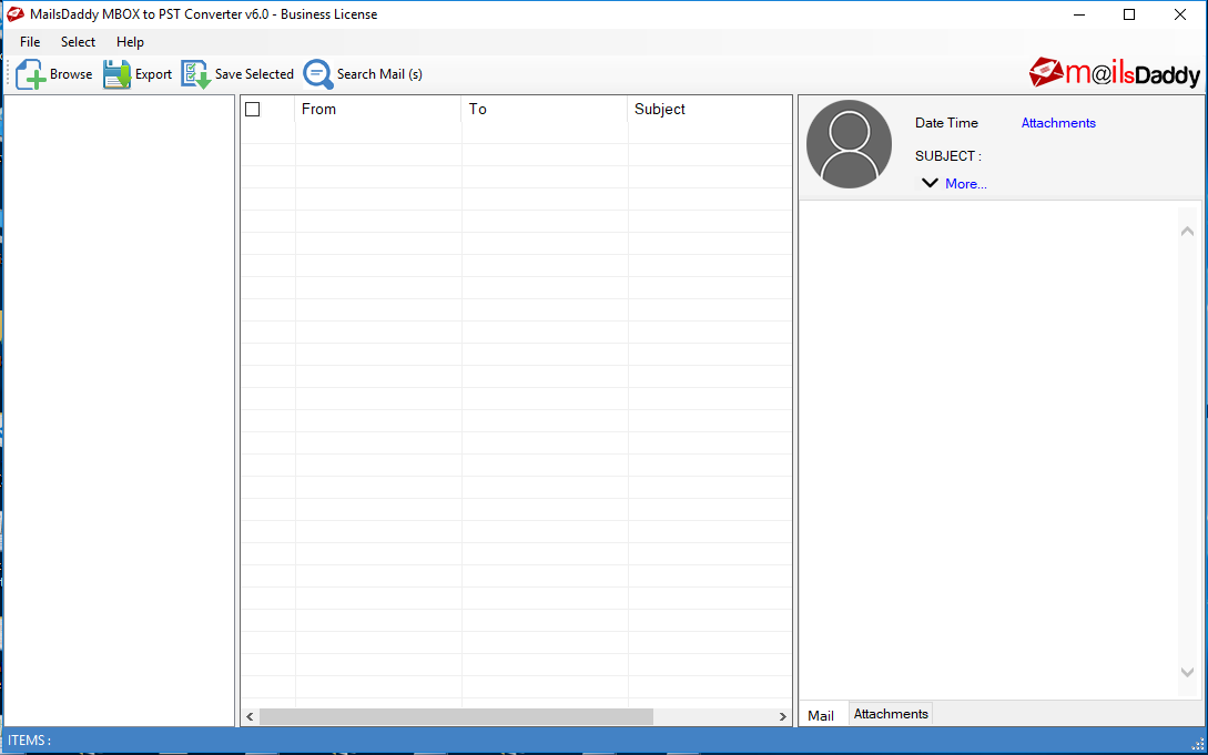 MailsDaddy MBOX to PST Converter