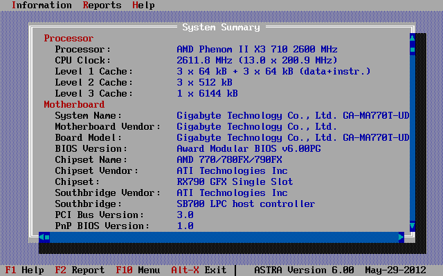 ASTRA - Advanced Sysinfo Tool