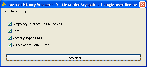 Internet History Washer