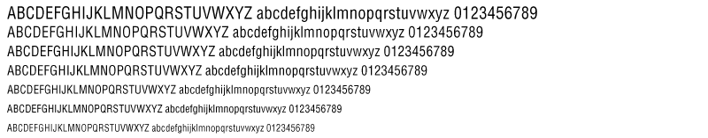 Hilbert Condensed Font PS Mac