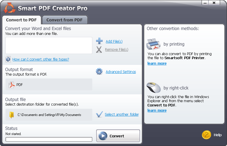 #1 Smart PDF Creator