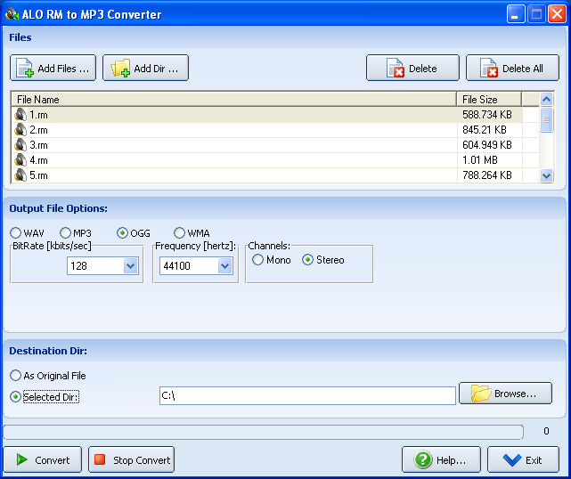 ALO RM to MP3 Converter