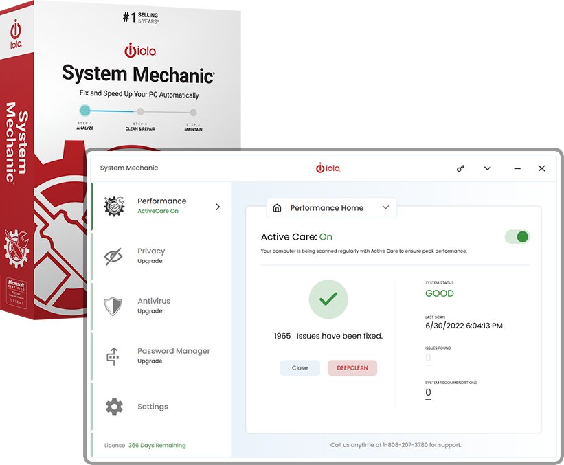 System Mechanic Trial