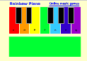 Rainbow piano