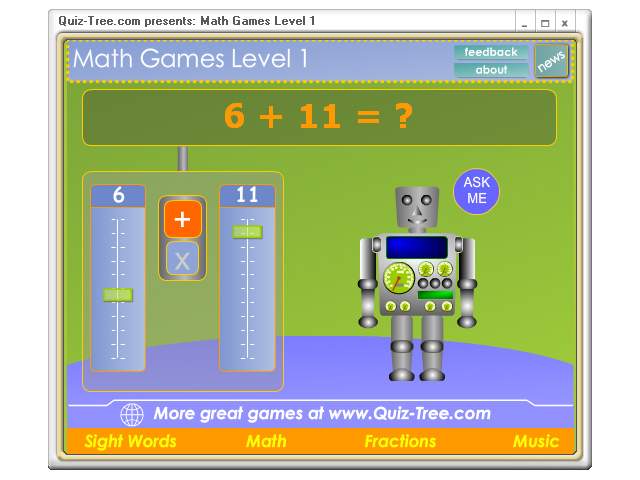 Math Games Level 1