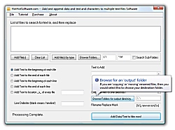 Add and append data and text and characters to multiple text files Icon