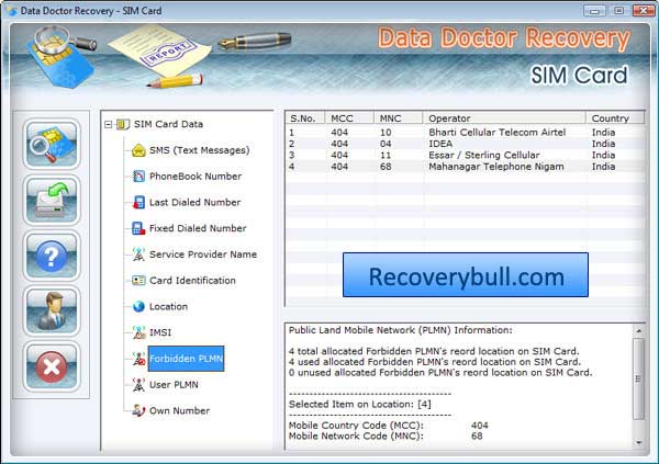 SIM Card Data Recovery Ex