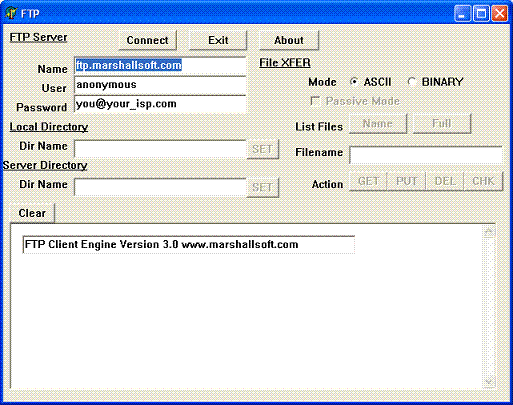 FTP Client Engine for C/C++