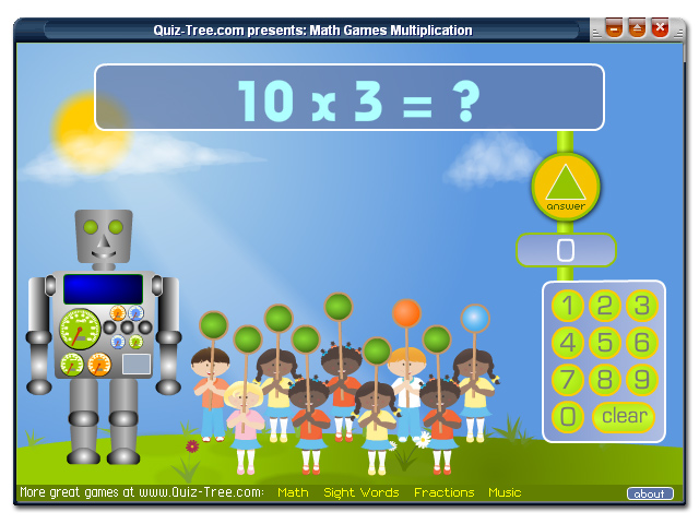 Math Games Multiplication 