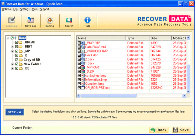 Recover Data for FAT and NTFS