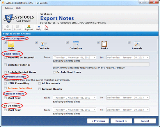 Lotus Notes Domino Server to Exchange