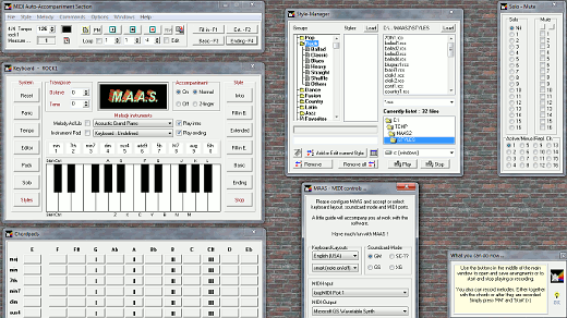 MIDI Auto-Accompaniment Section