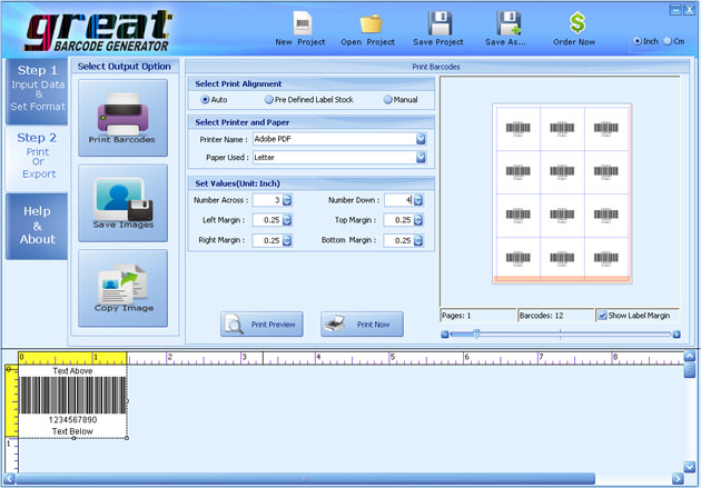 Industrial Barcode Generator