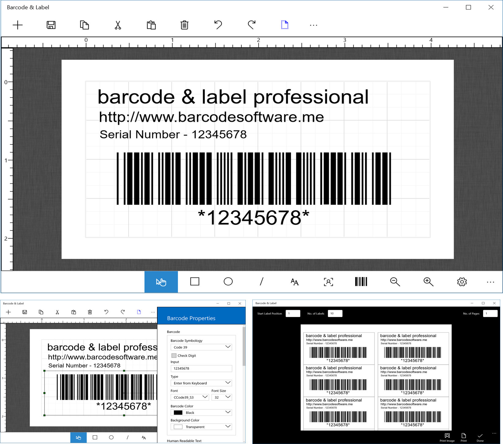 My Barcode Software