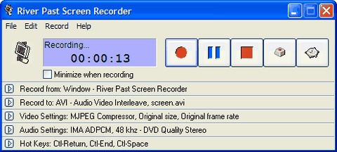 River Past Screen Recorder Pro