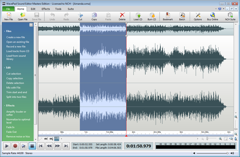 Wavepad Audio Editor