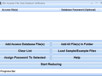 MS Access File Size Reduce Software