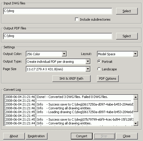 OverCAD DWG TO PDF