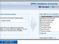 MS Access to MySQL Db Converter