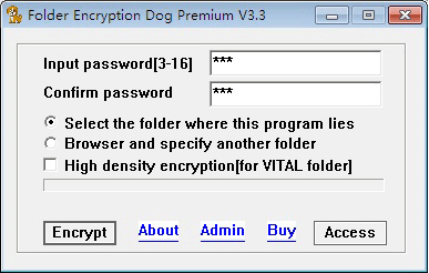 Folder Encryption Dog Premium Icon