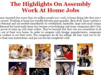 Work At Home Assembly