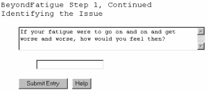 Beyond Fatigue, Free Self Help Software
