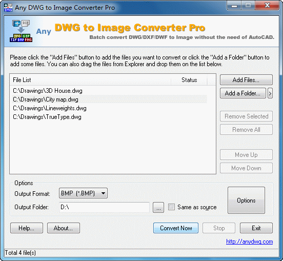 DWG to JPG Converter Pro 2005.1