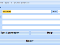 MySQL Export Table To Text File Software