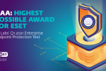Test Enterprise Endpoint Protection de SE Labs : ESET remporte le prix AAA