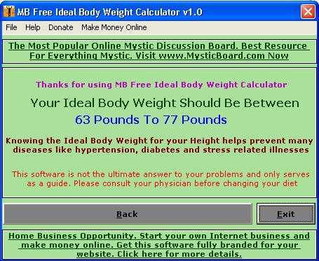 MB Ideal Body Weight Calculator Icon