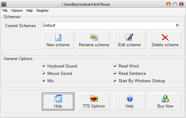 Sounding Keyboard and Mouse