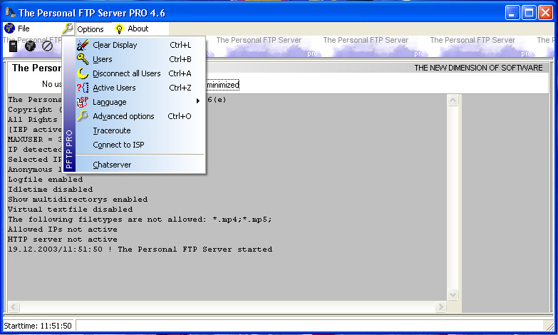 The Personal FTP Server