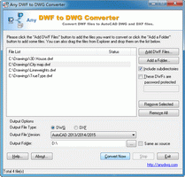DWF to DWG Converter 2009