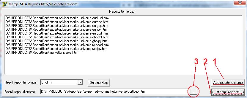 Metatrader Report Combine Forex Software